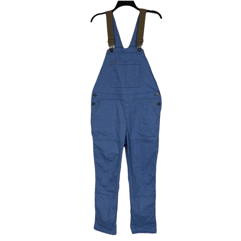 REI Cooperative Bib Overalls Womens 10 Petite Blue Casual Utility Workwear
